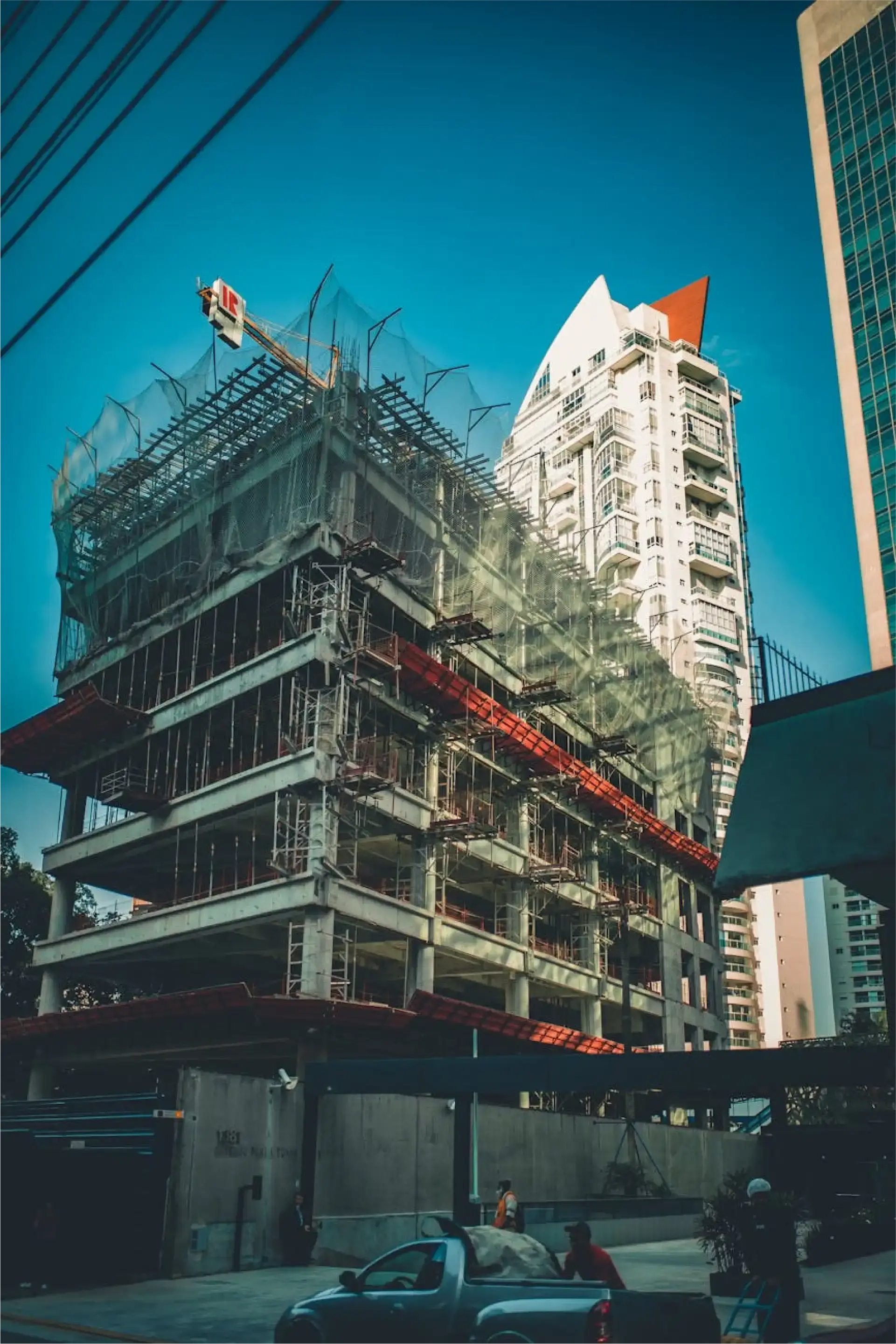 Bâtiment en construction